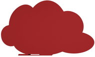 ROCADA Skin Shape Cloud 6451-3002, frameless, cloud shape, 150 x 100 cm, crimson 3002 - Magnetic Board