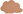 6451-3012, frameless, cloud shape, 150 x 100 cm, red-beige RAL 3012