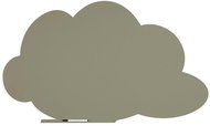 ROCADA Skin Shape Cloud 6451-7033, frameless, cloud shape, 150 x 100 cm, cement grey RAL 7033 - Magnetic Board