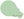 6460-6019, frameless, bulb shape, 115 x 75 cm, pastel green RAL 6019