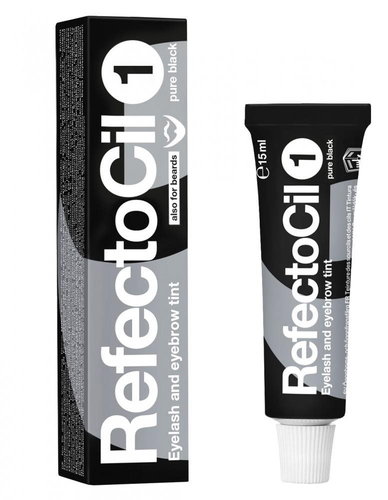 Refectocil Eyelash and Brow Colour 1 Black 15 ml - Eyebrow Colour - Main image
