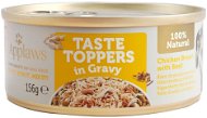 Applaws canned Dog Taste Toppers Gravy Chicken with beef 156g - Canned Dog Food