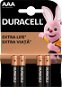Jednorázová baterie Duracell Basic alkalická baterie 4 ks (AAA) - Jednorázová baterie