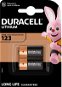 Disposable Battery Duracell Ultra CR123A 2 pack - Jednorázová baterie