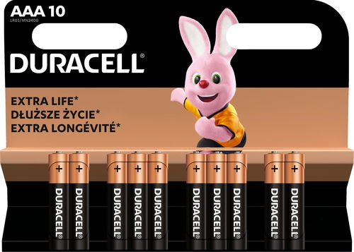 Duracell Basic alkalická baterie 10 ks (AAA) - Jednorázová baterie - Hlavní obrázek