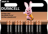 Eldobható elem Duracell Basic alkáli elem 10 db (AAA) - Jednorázová baterie