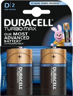 Duracell Turbo Max D 2 db - Eldobható elem