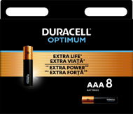 DURACELL Optimum alkáli elemek AAA 8 db - Eldobható elem