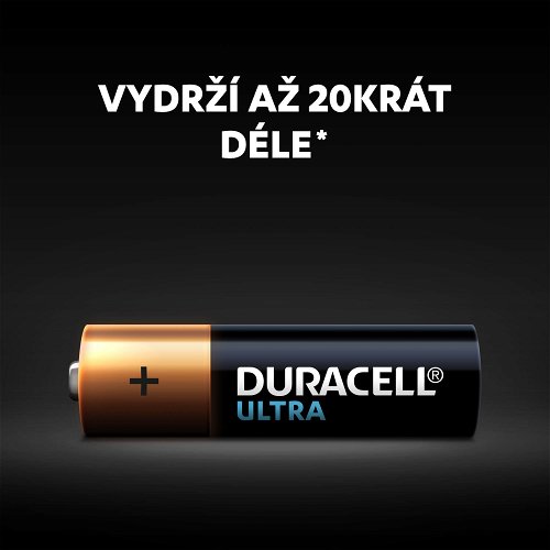 Duracell Plus AA Alkaline Batteries, LR6 - Pack of 4