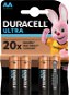 Duracell Ultra Alkaline Batterie AA - 4 Stück - Einwegbatterie