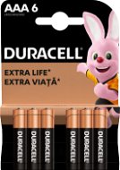 Duracell Basic Alkaline Batterie AAA - 6 Stück - Einwegbatterie
