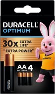 DURACELL Optimum alkalická batéria tužková AA 4 ks - Jednorazová batéria
