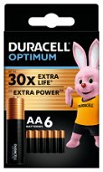 DURACELL Optimum Alkalische AA Batterien - 6 Stück - Einwegbatterie