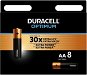 DURACELL Optimum Alkalische AA Batterien - 8 Stück - Einwegbatterie