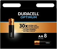 Einwegbatterie DURACELL Optimum Alkalische AA Batterien - 8 Stück - Jednorázová baterie