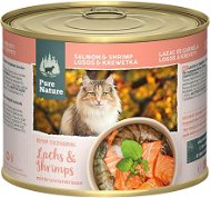 Pure Nature Cat Adult konzerva Losos a Krevety 190g - Canned Food for Cats