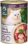 Pure Nature Cat Adult konzerva Kurča a Králik 400 g - Konzerva pre mačky