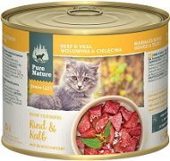 Pure Nature Cat Junior konzerva Hovězí a Telecí 200g - Canned Food for Cats