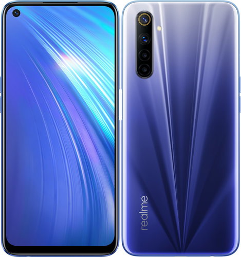 Realme 6 Dual SIM 64GB Blue - Mobile Phone - Main image