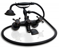 REA Vanová baterie 150 mm Retro Old černá (REA-B0224) - Vodovodní baterie