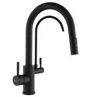 REA ECO FRESH kitchen faucet, black matt (REA-B7564) - Tap