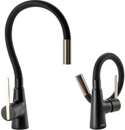 REA Kitchen Faucet Icon black with adjustable spout (REA-B5682) - Tap