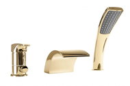REA Three-part bath mixer Riven Golden (REA-B0497) - Tap