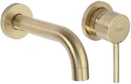 REA Undermount basin mixer Lungo gold brushed + BOX (REA-B8652) - Tap