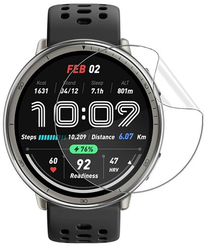 RedGlass Fólie Amazfit Active 2 6 ks - Film Screen Protector - Main image
