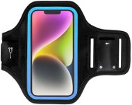 TopQ Sportovní pouzdro na ruku velikost XL černo-modré 97800 - Phone Case