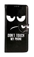 TopQ Puzdro Xiaomi Redmi Note 12 knižkové Don't Touch 95616 - Puzdro na mobil