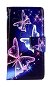 TopQ Pouzdro Xiaomi Redmi Note 12 knížkové Modré s motýlky 95613 - Phone Case