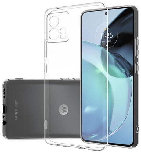 TopQ Kryt Motorola Moto G72 1 mm průhledný 98136 - Phone Cover - Main image