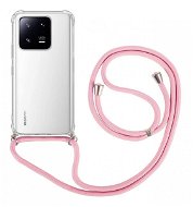 TopQ Kryt Xiaomi 13 s růžovou šňůrkou průhledný 98088 - Phone Cover