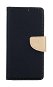 TopQ Pouzdro Xiaomi Redmi Note 12 knížkové černo-zlaté 95466 - Phone Case