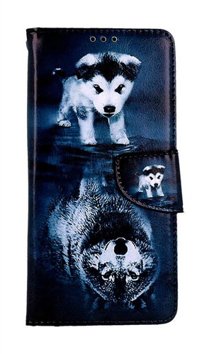 TopQ Pouzdro Xiaomi Redmi Note 12 5G knížkové Odraz vlka 95657 - Phone Case - Main image