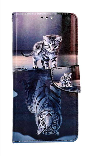 TopQ Pouzdro Xiaomi Redmi Note 12 Pro+ 5G knížkové Tygr 95723 - Phone Case - Main image