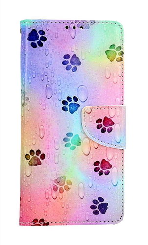 TopQ Pouzdro Xiaomi Redmi Note 12 Pro+ 5G knížkové Tlapky 95721 - Phone Case - Main image