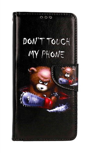 TopQ Pouzdro Xiaomi Redmi Note 12 Pro+ 5G knížkové Don't Touch méďa 95714 - Phone Case - Main image
