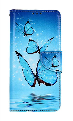 TopQ Pouzdro Xiaomi Redmi A2 knížkové Modří motýlci 95608 - Phone Case - Main image