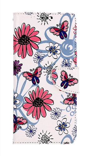 TopQ Pouzdro Xiaomi Redmi 12C knížkové Flowers 95573 - Phone Case - Main image