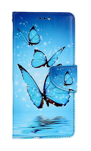 TopQ Pouzdro Xiaomi Redmi Note 12 Pro 5G knížkové Modří motýlci 95706 - Phone Case - Main image
