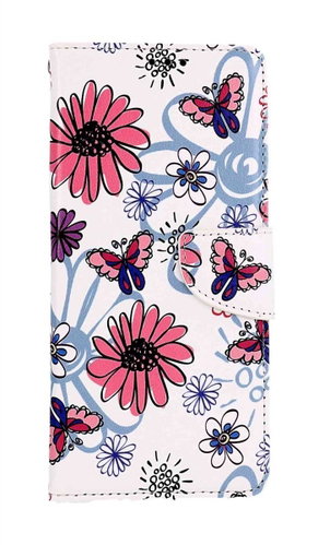 TopQ Pouzdro Motorola Moto G51 5G knížkové Flowers 95556 - Phone Case - Main image