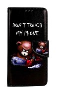 TopQ Puzdro Honor Magic5 Lite 5G knižkové Don't Touch medvedík 95510 - Puzdro na mobil