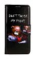TopQ Pouzdro Xiaomi Redmi Note 12 Pro 5G knížkové Don't Touch méďa 95693 - Phone Case