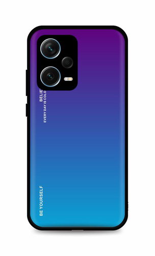 TopQ Kryt LUXURY Xiaomi Redmi Note 12 Pro 5G pevný duhový purpurový 96618 - Phone Cover - Main image