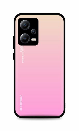 TopQ Kryt LUXURY Xiaomi Redmi Note 12 5G pevný duhový meruňkový 96499 - Phone Cover - Main image