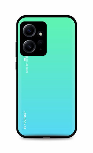 TopQ Kryt LUXURY Xiaomi Redmi Note 12 pevný duhový zelený 96393 - Phone Cover - Main image