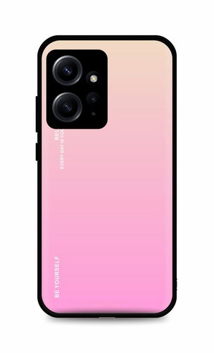 TopQ Kryt LUXURY Xiaomi Redmi Note 12 pevný duhový meruňkový 96391 - Phone Cover - Main image