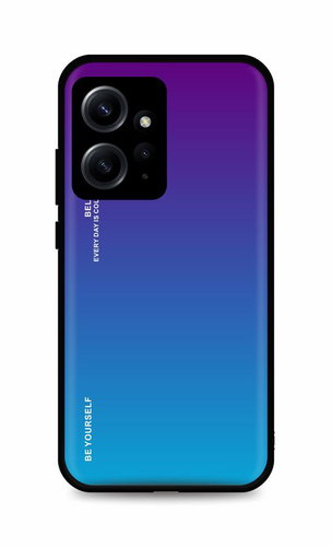 TopQ Kryt LUXURY Xiaomi Redmi Note 12 pevný duhový purpurový 96390 - Phone Cover - Main image